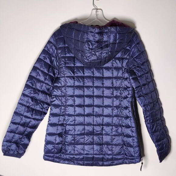 HFX Women Marine Navy Hooded Pullover Packable Puffer Jacket M Outdoors A0062 - Picture 3 of 5